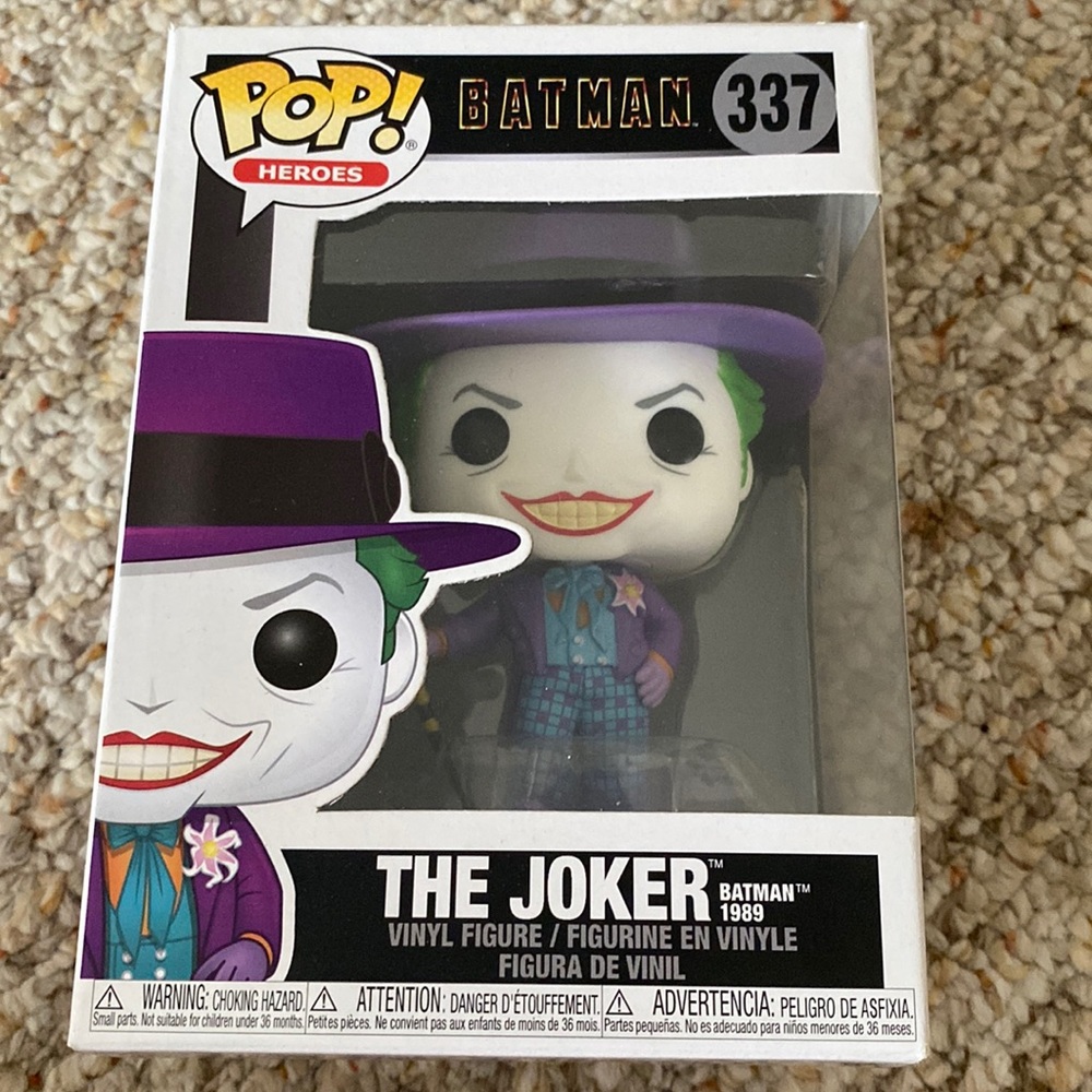 The Joker Batman 1989 Funko Pop #337